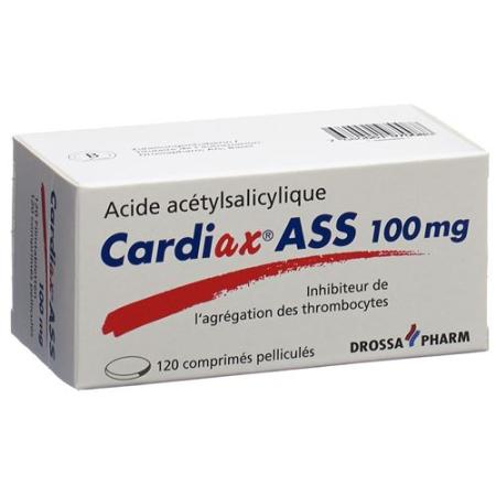 Cardiax ASS Filmtablet 100 mg 120 pcs - PrimeCare Global