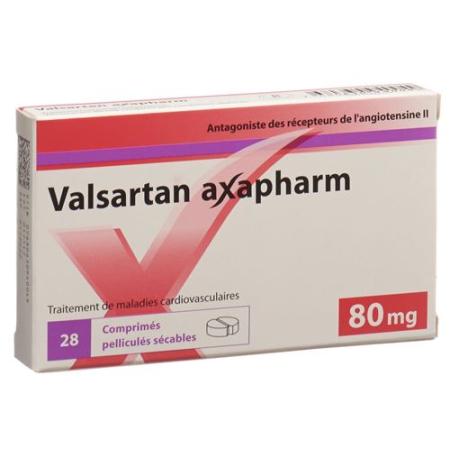 Valsartan Axapharm Filmtabl 80 mg 28 pcs - PrimeCare Global