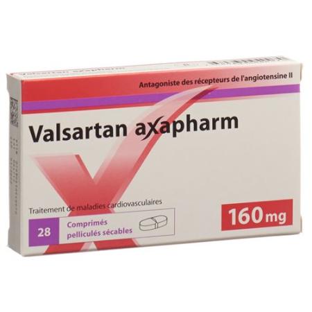 Valsartan Axapharm Filmtabl 160 mg 28 pcs - PrimeCare Global