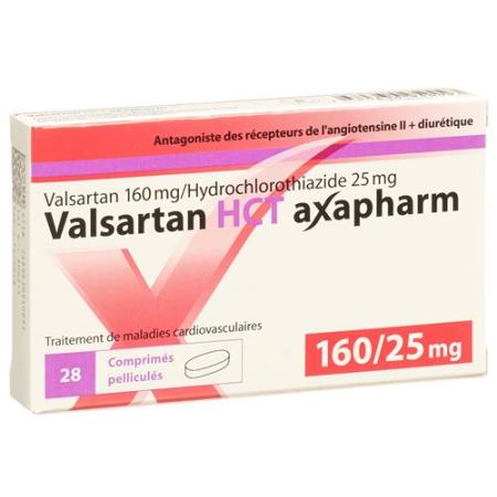 Valsartan HCT Axapharm film tablets 160/25 98 pcs - PrimeCare Global