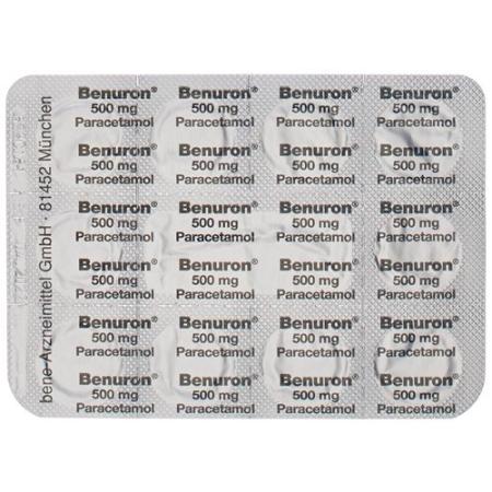 Ben-u-ron Tabl 500 mg 100 pcs - PrimeCare Global