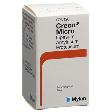 Creon micro micropellets glass bottle 20 g - PrimeCare Global