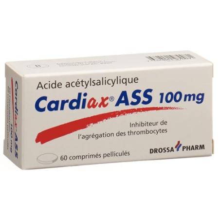 Cardiax ASS Filmtablet 100 mg 60 pcs - PrimeCare Global