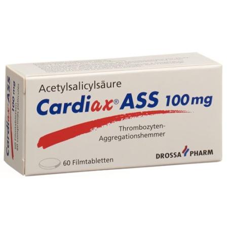 Cardiax ASS Filmtablet 100 mg 60 pcs - PrimeCare Global