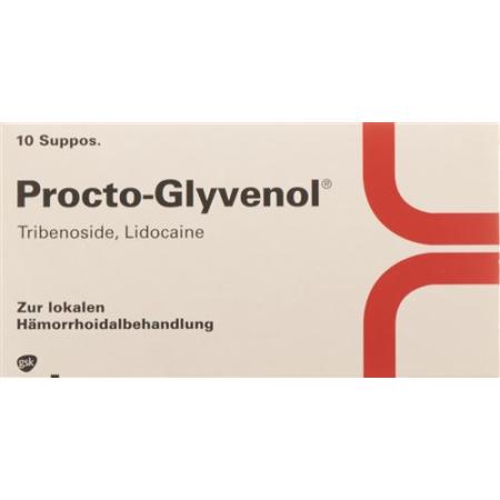 Procto-Glyvenol 400 mg 10 suppositories - PrimeCare Global