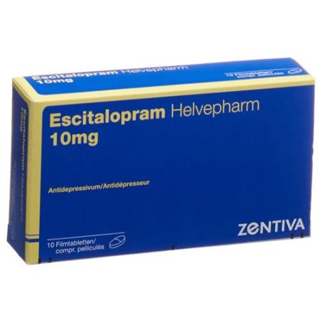 Escitalopram Helvepharm Filmtabl 10 mg 10 pcs - PrimeCare Global