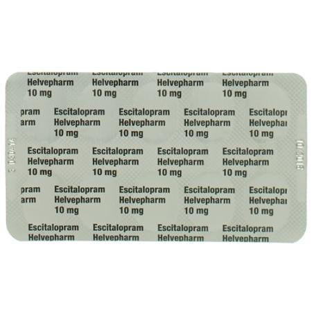 Escitalopram Helvepharm Filmtabl 10 mg 10 pcs - PrimeCare Global