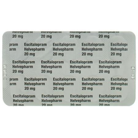 Escitalopram Helvepharm Filmtabl 20 mg 100 pcs - PrimeCare Global