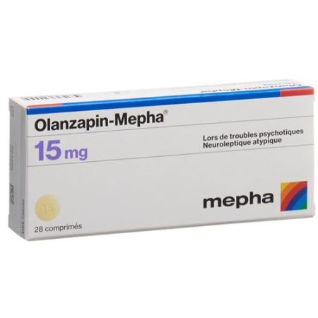 Olanzapin-Mepha Tabl 15 mg 98 pcs - PrimeCare Global