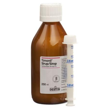 Timonil syrup bottle 250 ml - PrimeCare Global