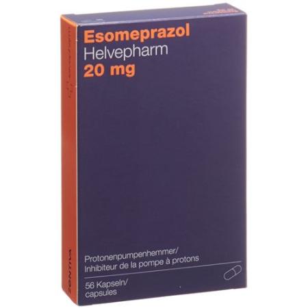 Esomeprazol Helvepharm Capsules 20 mg 56 pcs - PrimeCare Global
