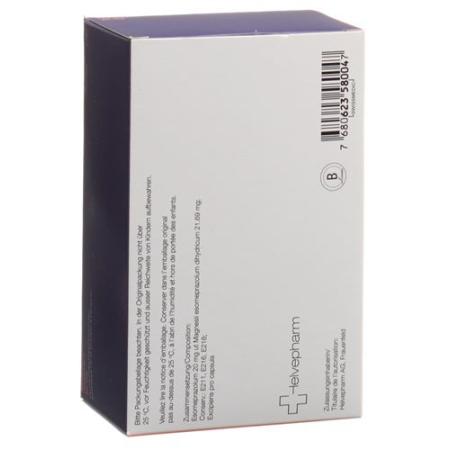 Esomeprazol Helvepharm Kaps 20 mg 98 pcs - PrimeCare Global