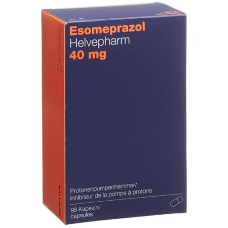 Esomeprazol Helvepharm Kaps 40 mg 98 pcs - PrimeCare Global