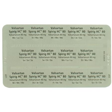 Valsartan Spirig 80 mg 98 filmtablets - PrimeCare Global