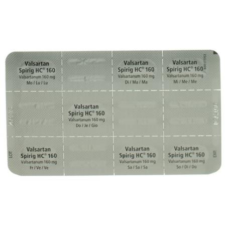 Valsartan Spirig 160 mg 98 filmtablets - PrimeCare Global