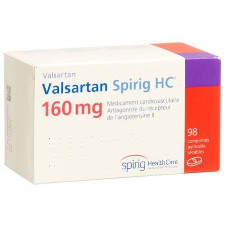 Valsartan Spirig 160 mg 98 filmtablets - PrimeCare Global
