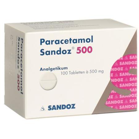 Paracetamol Sandoz Tabl 500 mg 100 pcs - PrimeCare Global