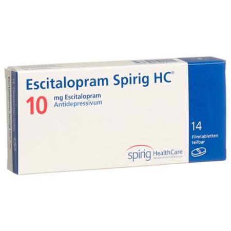 Escitalopram Spirig HC Filmtabl 10 mg 14 pcs - PrimeCare Global