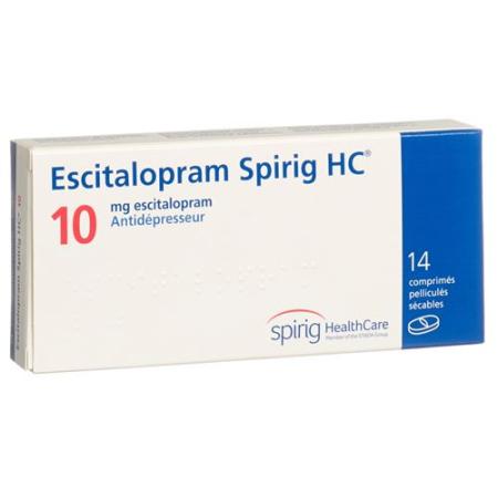Escitalopram Spirig HC Filmtabl 10 mg 14 pcs - PrimeCare Global