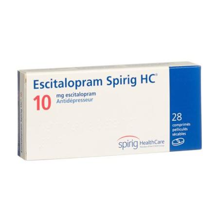 Escitalopram Spirig HC Filmtabl 10 mg 28 pcs - PrimeCare Global