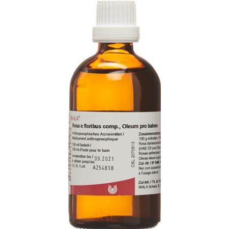 Wala Rosa e floribus comp. 10% oleum per balneo 100 ml - PrimeCare Global
