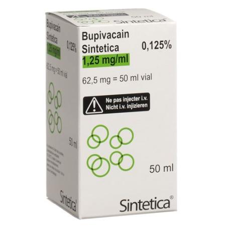 Bupivacain Sintetica Inf Lös 0.125 % 5 Btl 250 ml - PrimeCare Global