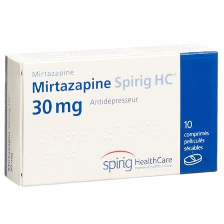 Mirtazapine Spirig HC Filmtabl 30 mg 10 pcs - PrimeCare Global