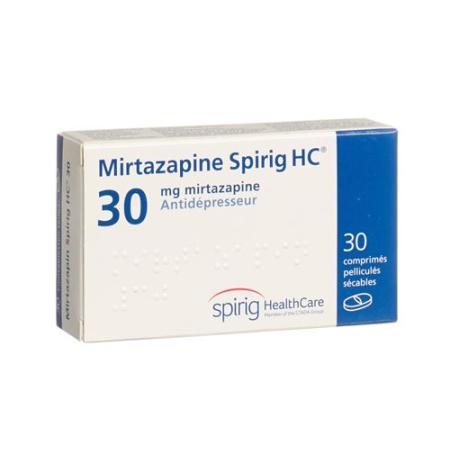 Mirtazapine Spirig HC Filmtabl 30 mg 30 pcs - PrimeCare Global