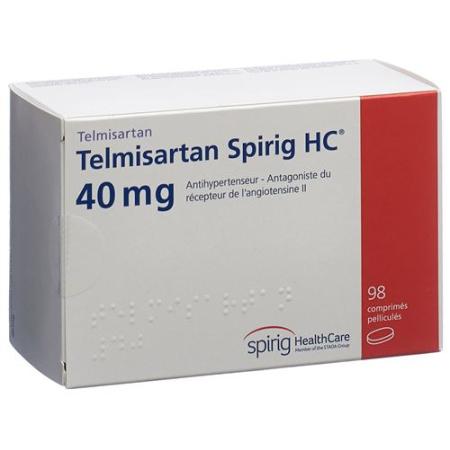 TELMISARTAN Spirig HC film tablets 40 mg - PrimeCare Global