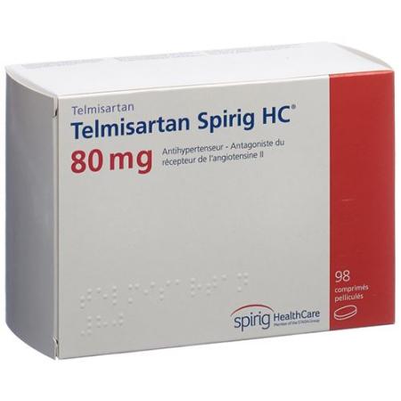 Telmisartan Spirig HC Filmtabl 80 mg 98 pcs - PrimeCare Global