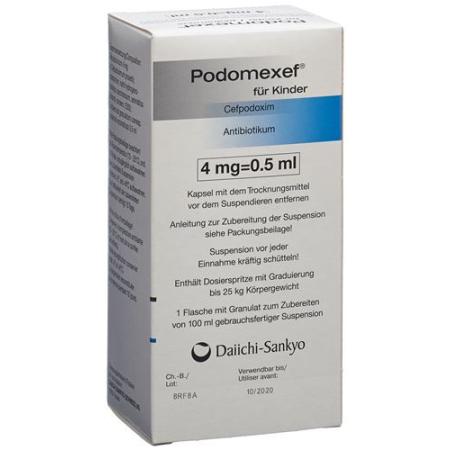 Podomexef 40 mg/5 ml 100 ml Kind Trink Granulat - PrimeCare Global