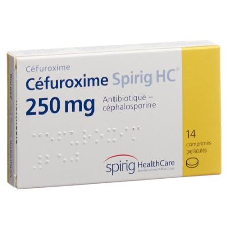 Cefuroxime Spirig HC Filmtabl 250 mg 14 pcs - PrimeCare Global