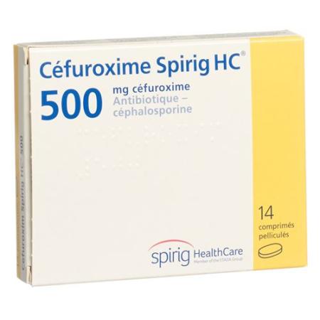 Cefuroxime Spirig HC Filmtabl 500 mg 14 pcs - PrimeCare Global
