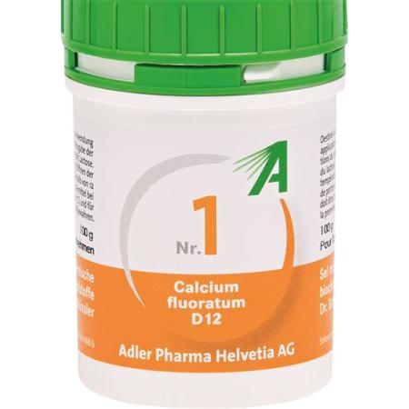 Adler Sch&uuml;ssler Nr1 Calcium fluoratum Tabl D 12 100 g - PrimeCare Global