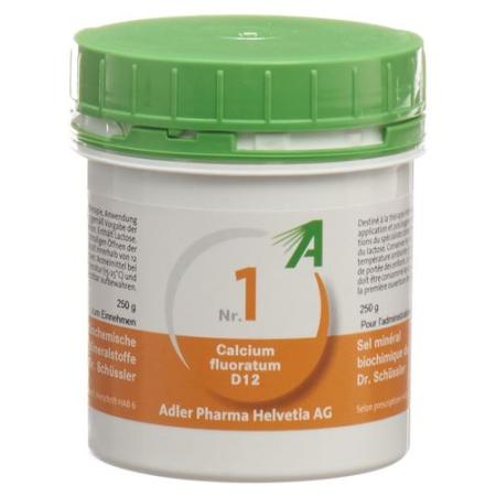 Adler Sch&uuml;ssler Nr1 Calcium fluoratum Tabl D 12 250 g - PrimeCare Global