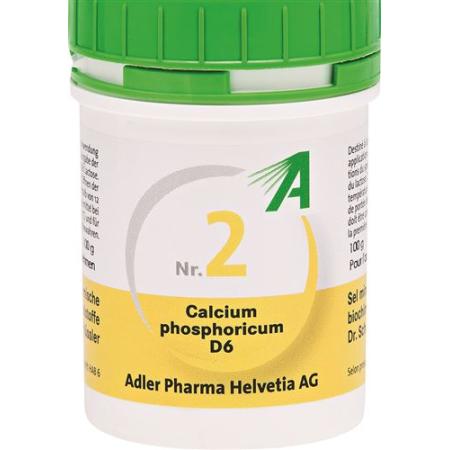 Adler Sch&uuml;ssler Nr2 Calcium phosphoricum Tabl D 6 100 g - PrimeCare Global