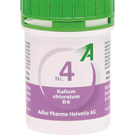 Adler Sch&uuml;ssler Nr4 potassium chloratum Tabl D 6 100 g - PrimeCare Global