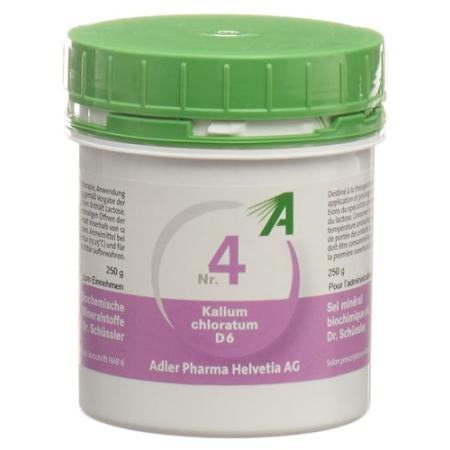 Adler Sch&uuml;ssler Nr4 potassium chloratum Tabl D 6 250 g - PrimeCare Global