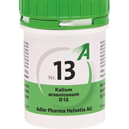 Adler Schuessler Nr13 potassium arsenicosum Tabl D 12 100 g - PrimeCare Global