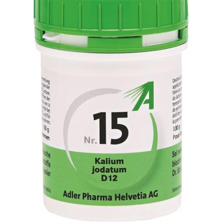 Adler Schuessler Nr15 potassium iodatum Tabl D 12 100 g - PrimeCare Global