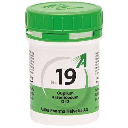 Adler Schuessler Nr19 Cuprum arsenicosum Tabl D 12 100 g - PrimeCare Global
