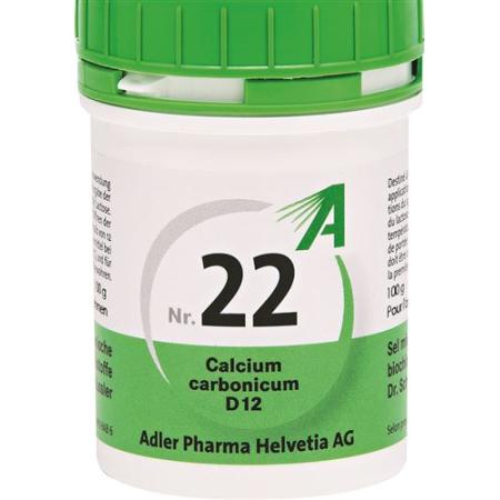 Adler Schuessler Nr22 Calcium carbonicum Tabl D 12 100 g - PrimeCare Global
