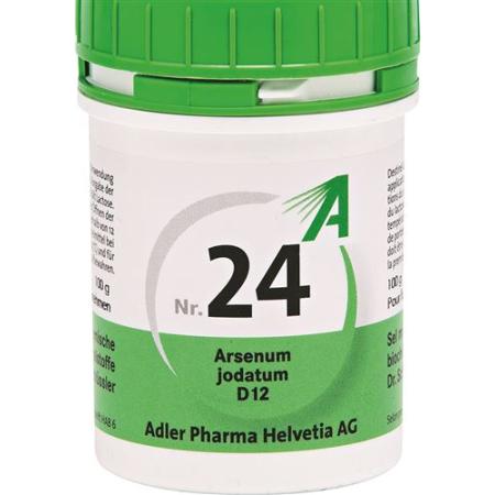 Adler Schuessler No. 24 Arsenum jodatum Tabl D 12 100 g - PrimeCare Global
