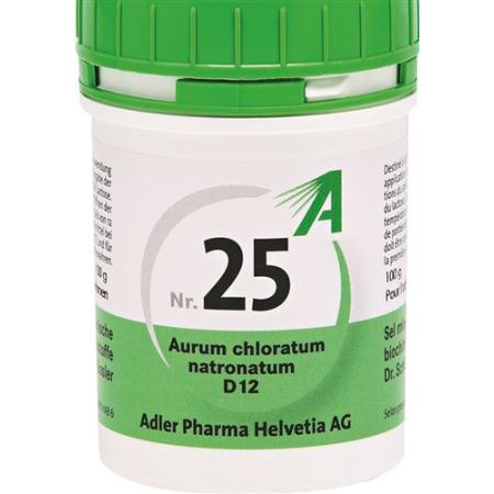 Adler Sch&uuml;ssler Nr25 Aurum chloratum natronatum Tabl D 12 100 g - PrimeCare Global