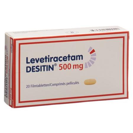 Levetiracetam DESITIN Filmtabl 500 mg 20 pcs - PrimeCare Global
