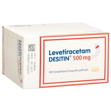 Levetiracetam DESITIN film tablets 500 mg 100 pcs - PrimeCare Global