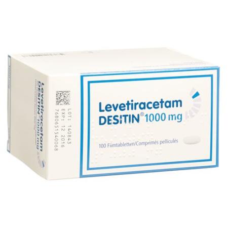 Levetiracetam DESITIN Filmtabl 1000 mg 100 pcs - PrimeCare Global
