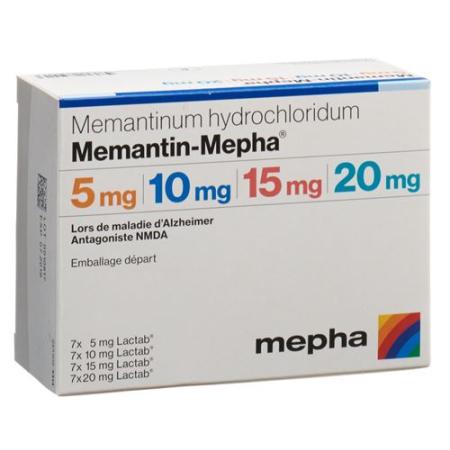Memantin-Mepha starter pack Lactab 7x5/7x10/7x15/7x20mg 28 pcs - PrimeCare Global