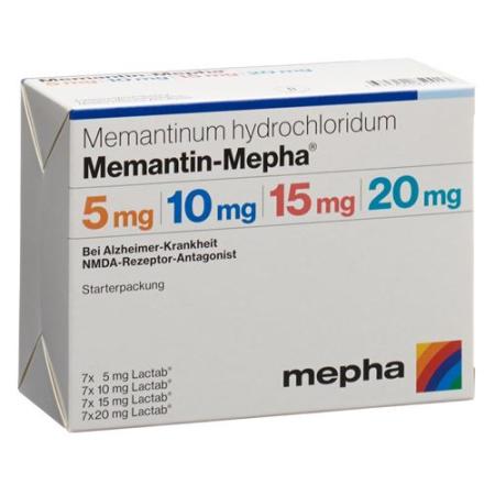 Memantin-Mepha starter pack Lactab 7x5/7x10/7x15/7x20mg 28 pcs - PrimeCare Global