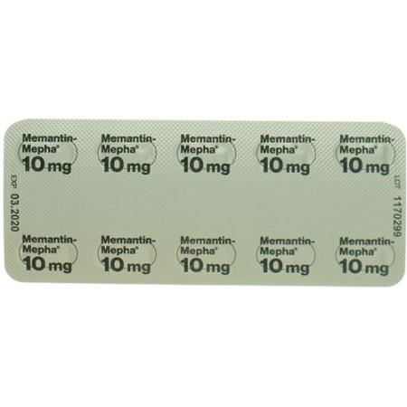 Memantine-Mepha Lactab 10 mg 50 pcs - PrimeCare Global